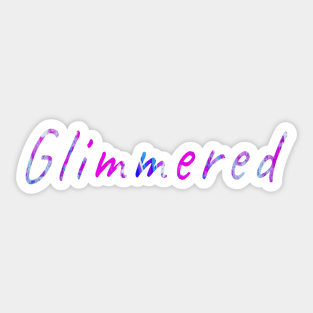Glimmered Sticker